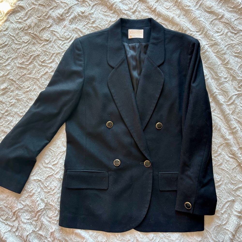 Black Wool Blazer